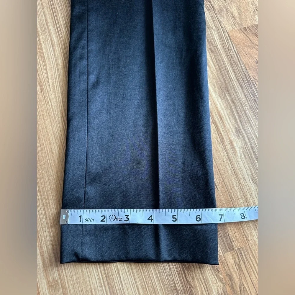 Tory Burch Geoff pants Professional Elegant Ankle Pants Silk Blend Black Sz 2